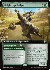 (62) Brightcap Badger // Fungal Escapade - EXTENDED ART